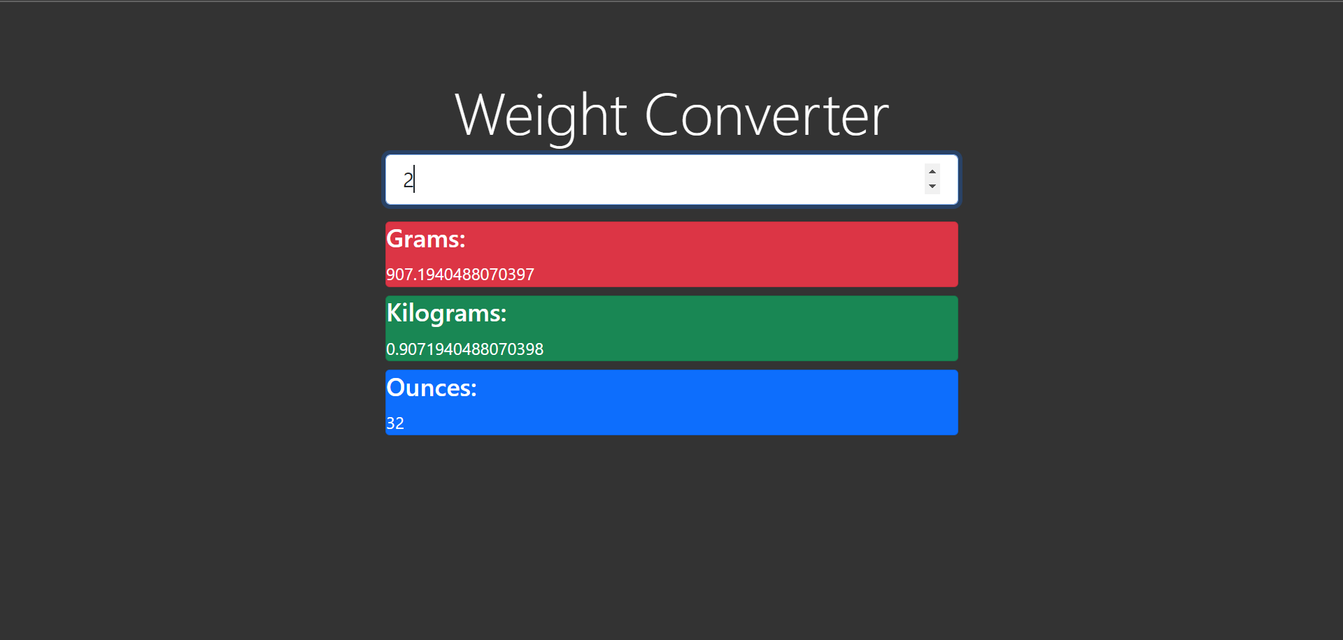 WeightConverter